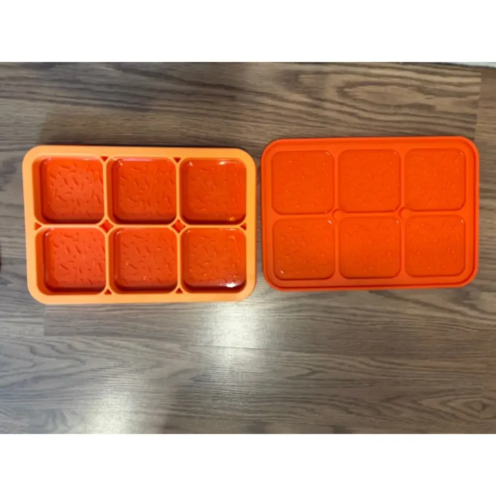 PAMPERED CHEF SILICONE ICE CREAM SANDWICH MAKER MOLD